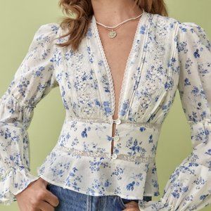 Never worn! Reformation Meadowlark Top Lula